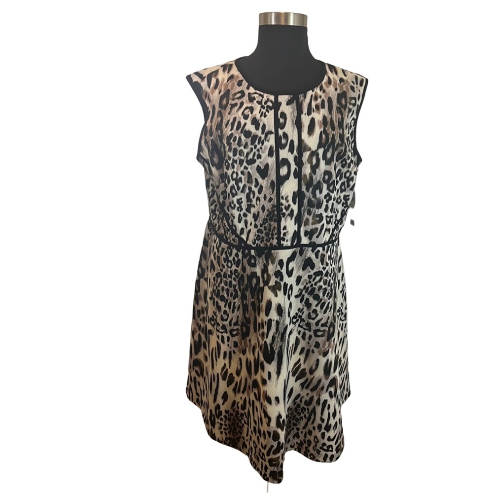 NWT| Studio One New York Animal
Print Dress Women Plus |Size 24W